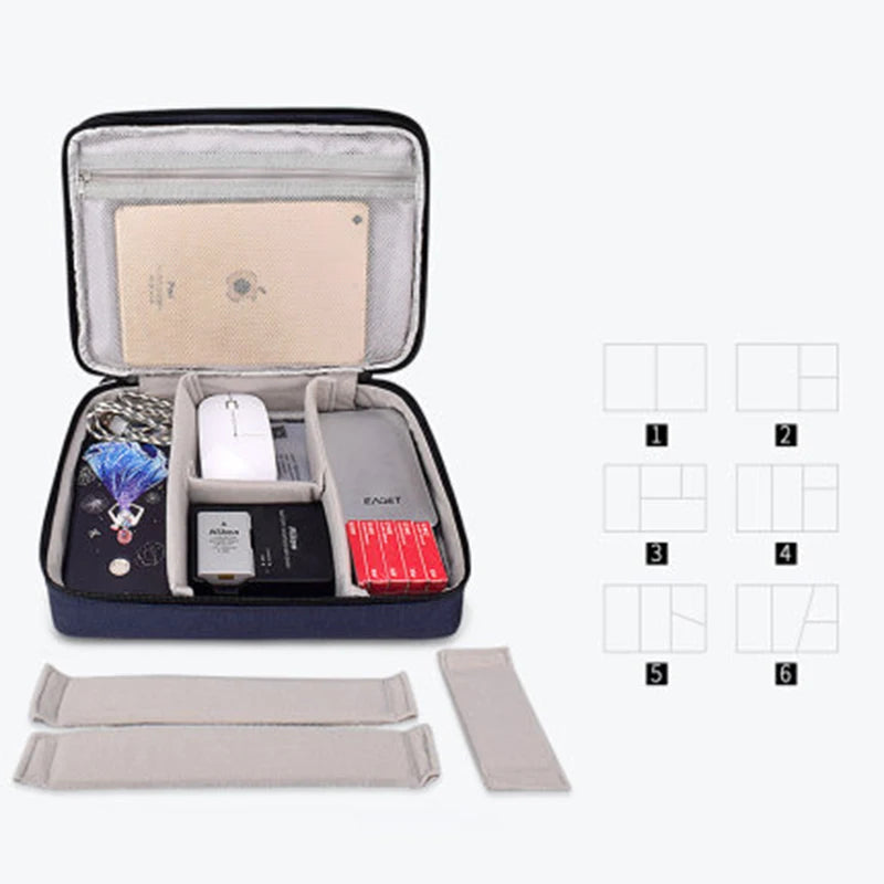 Travel Electronic Accessories Organizer Bag