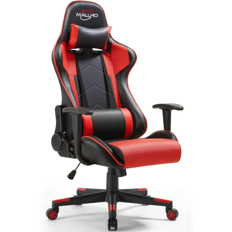 Gaming Chair Racing Style High-Back PU Leather Office Chair Computer Desk Chair Executive Ergonomic Swivel Headrest