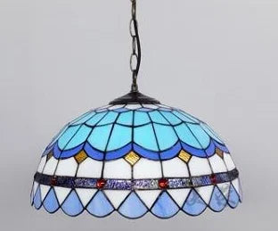 Tiffany Stained Glass LED Pendant Lamp