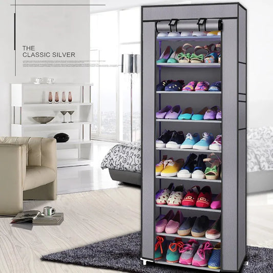Shoe Cabinet Dustproof Fabric Organizer