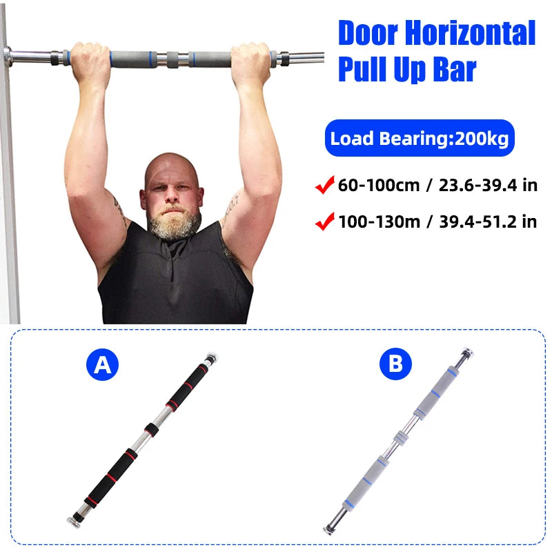 Adjustable Door Horizontal Exercise Pull Up Bar