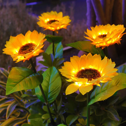 LED Sunflower Lawn Atmosphere Light