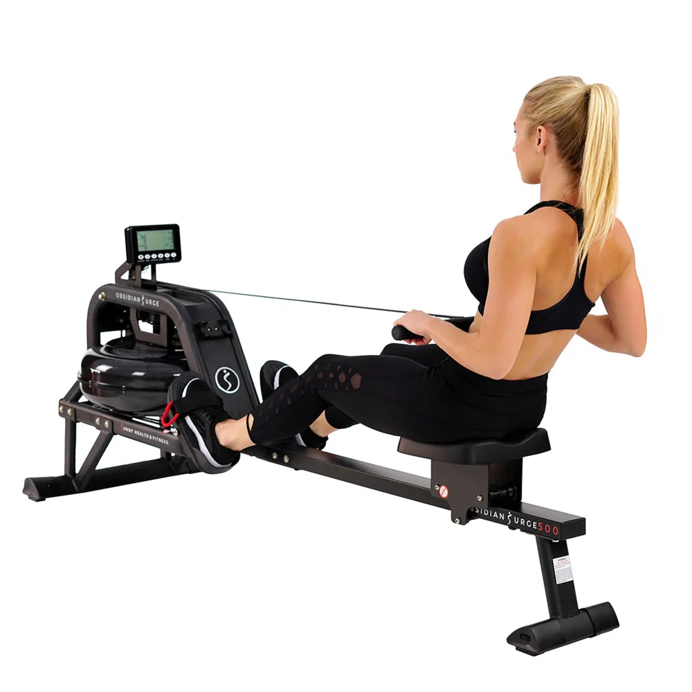 Water Rowing Machine Rower  with LCD Display