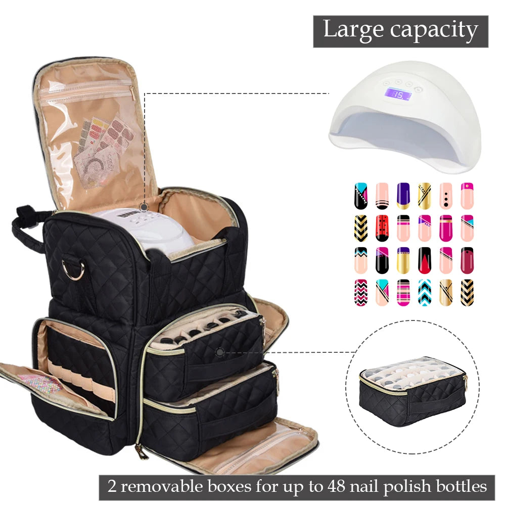 Travel Makeup Removable Large Cosmetic Bag with Zipper