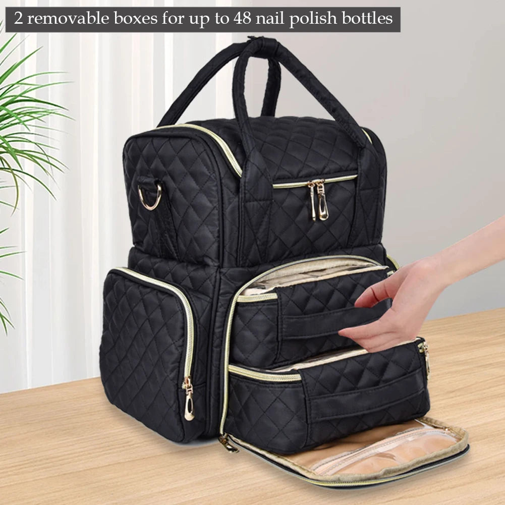 Travel Makeup Removable Large Cosmetic Bag with Zipper
